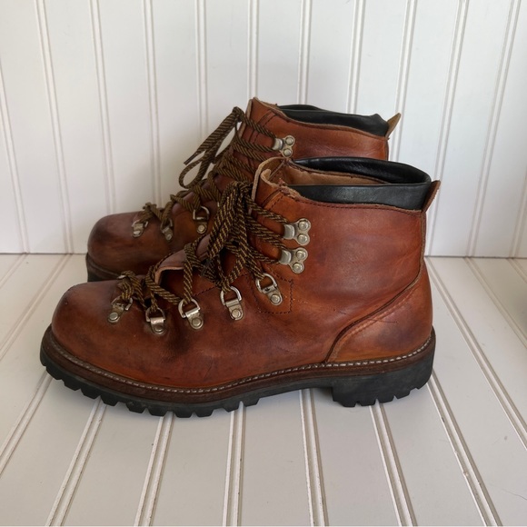 Red Wing Shoes Other - RedWing Brown Vintage Irish Sport Boots Leather Lace Up Made In USA Men's 9.5 M